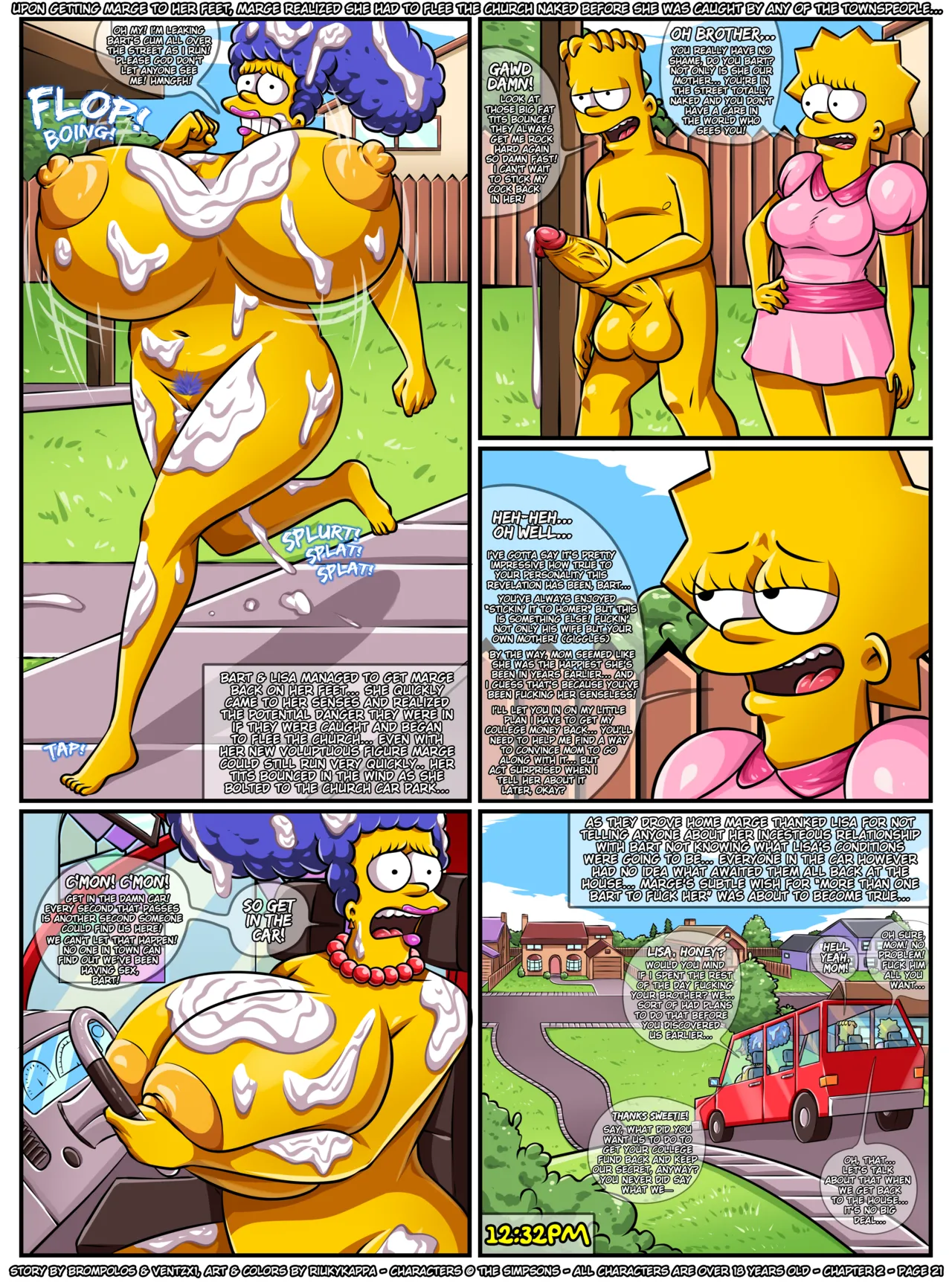 The Sexensteins 1-2: Simpsons Art by Brompolos