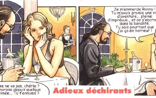 Adieux déchirants