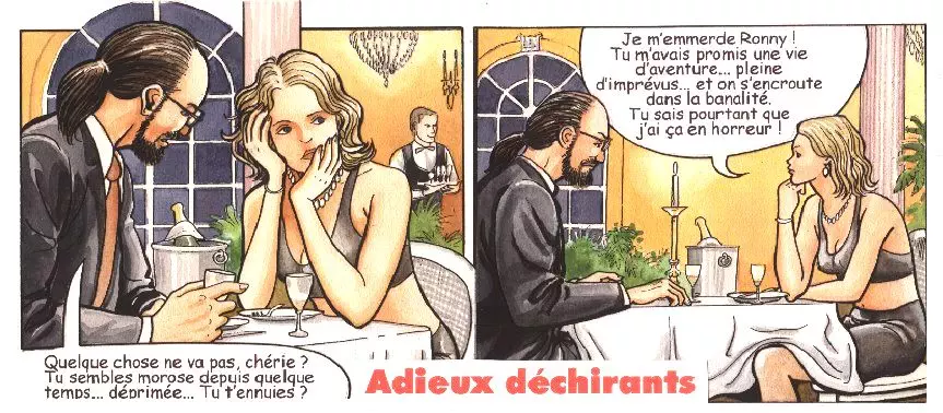 Adieux déchirants