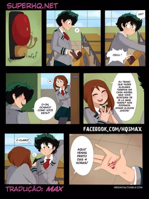 Fodendo com a ninfeta do boku no hero academia