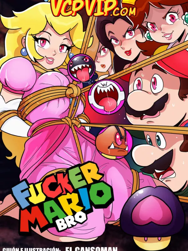 Fucker Mario Bro Gansoman Porn Comic 01