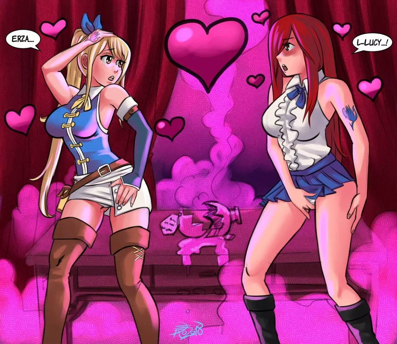 Lesbian Love Potion – Fairy Tail