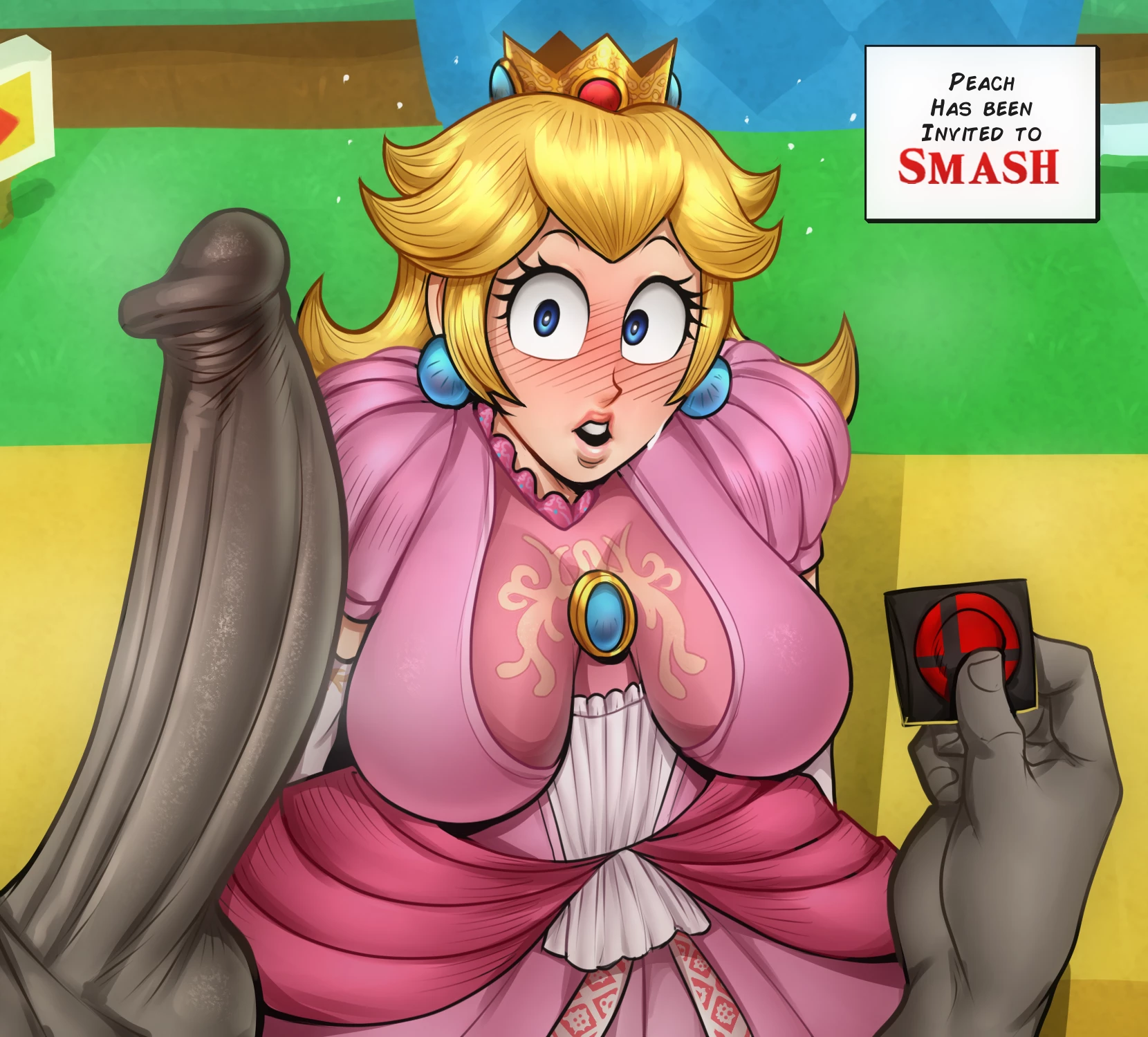 Peach Joins The Battle