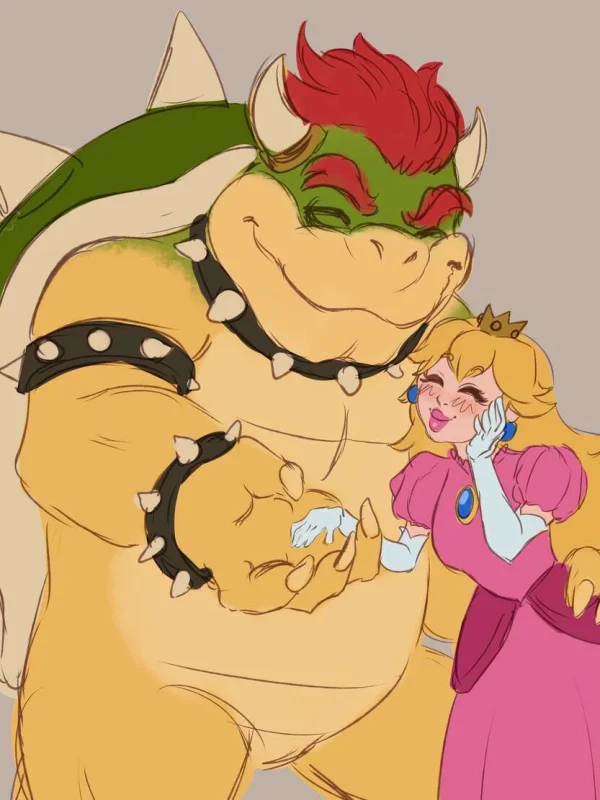 Peach x Bowser