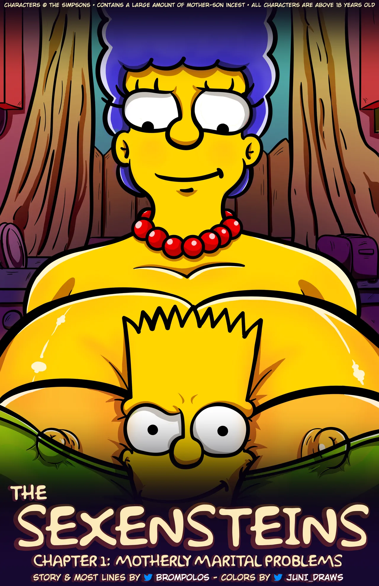 The Sexensteins 1-2: Simpsons Art by Brompolos